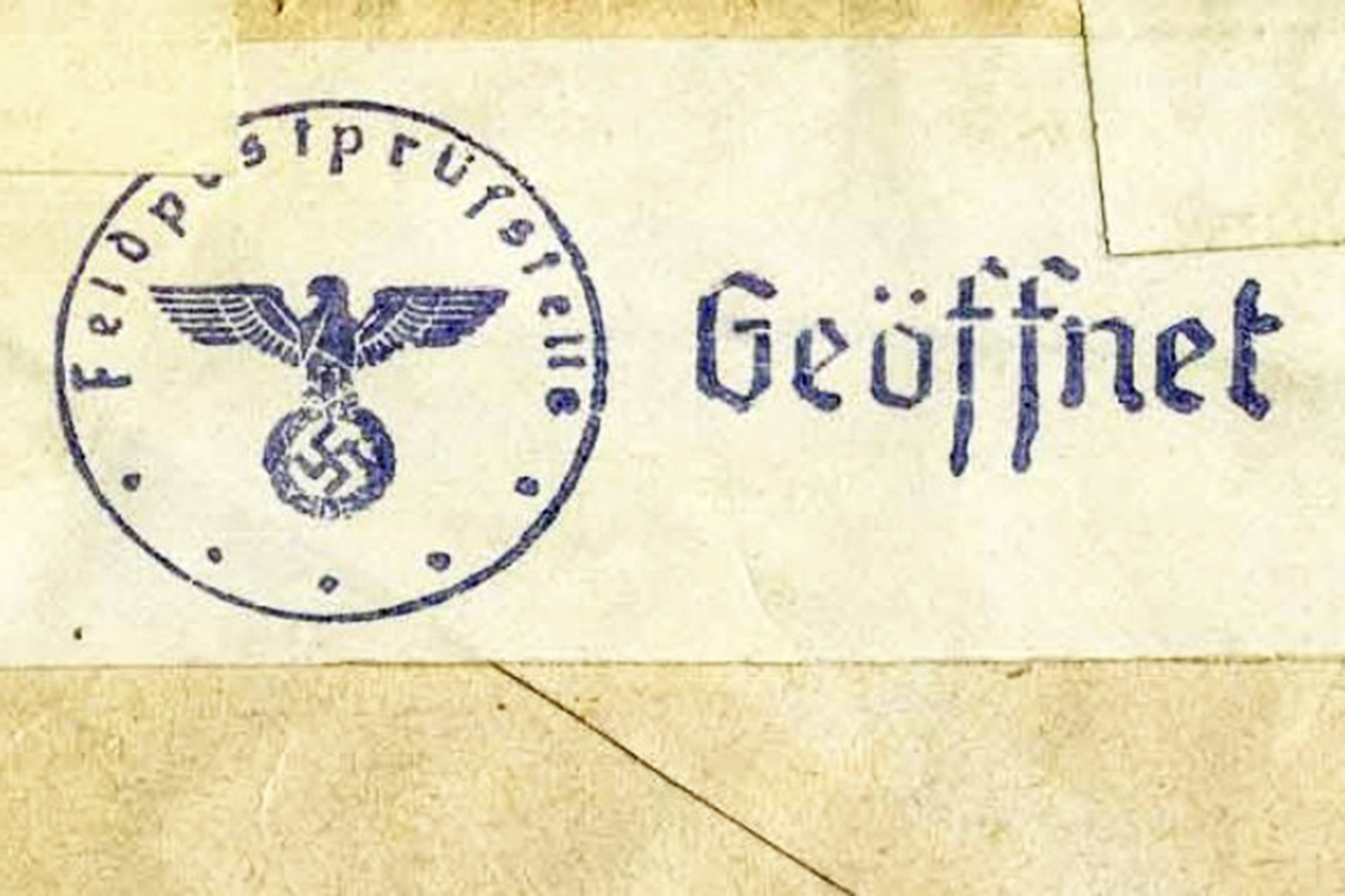 WW2 German censor Wehrmacht Censorship feldpost